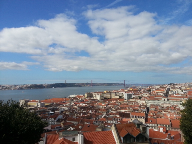Utsikt över Lissabon.